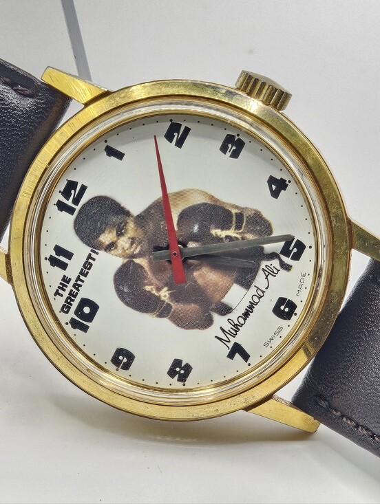Other - Vintage "THE GREATEST " MUHAMMAD ALI Depraz Watch Swiss Made Mechanical Working